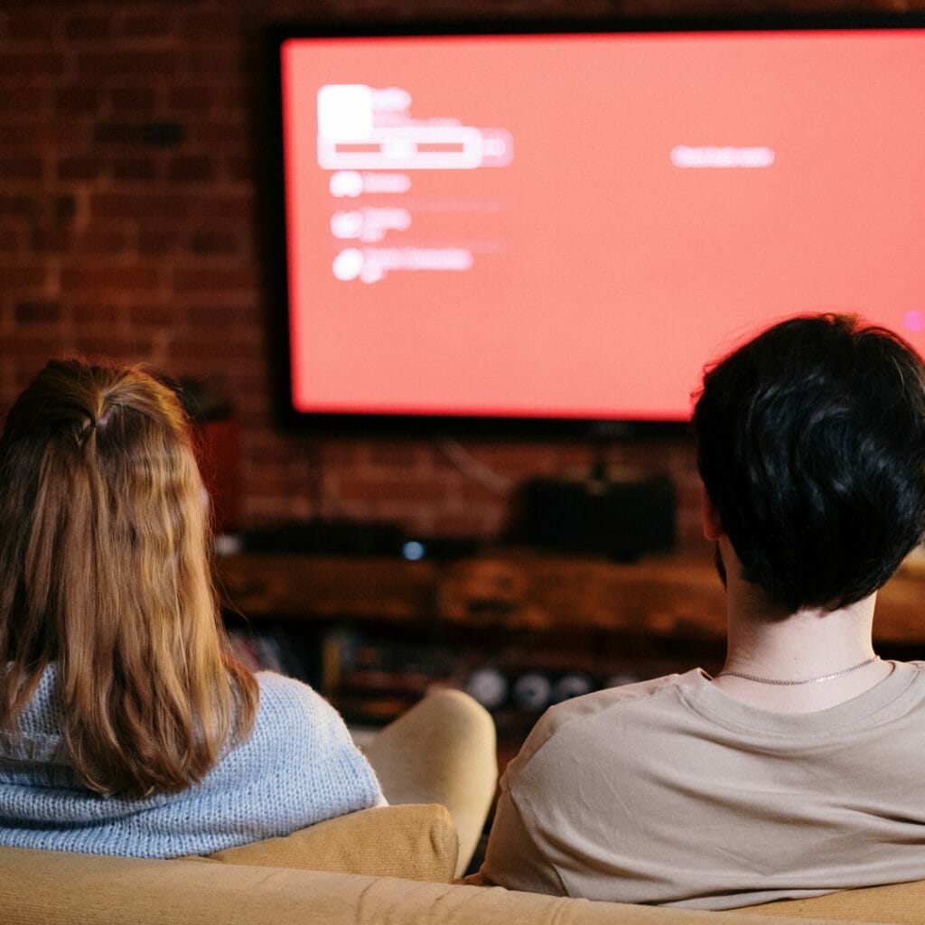 TV Subscription - couple watching TV